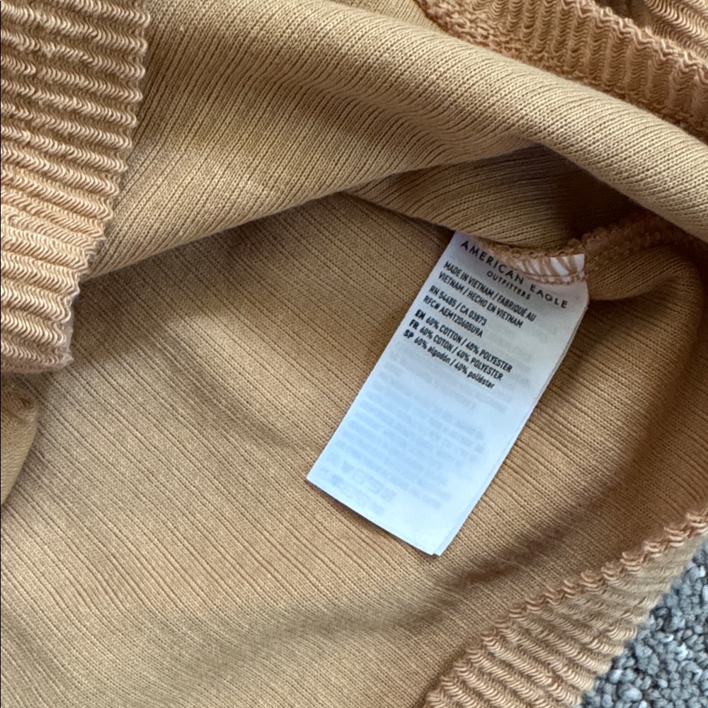 AEO Ribbed Button-Up Hoodie - Picture 4 of 7